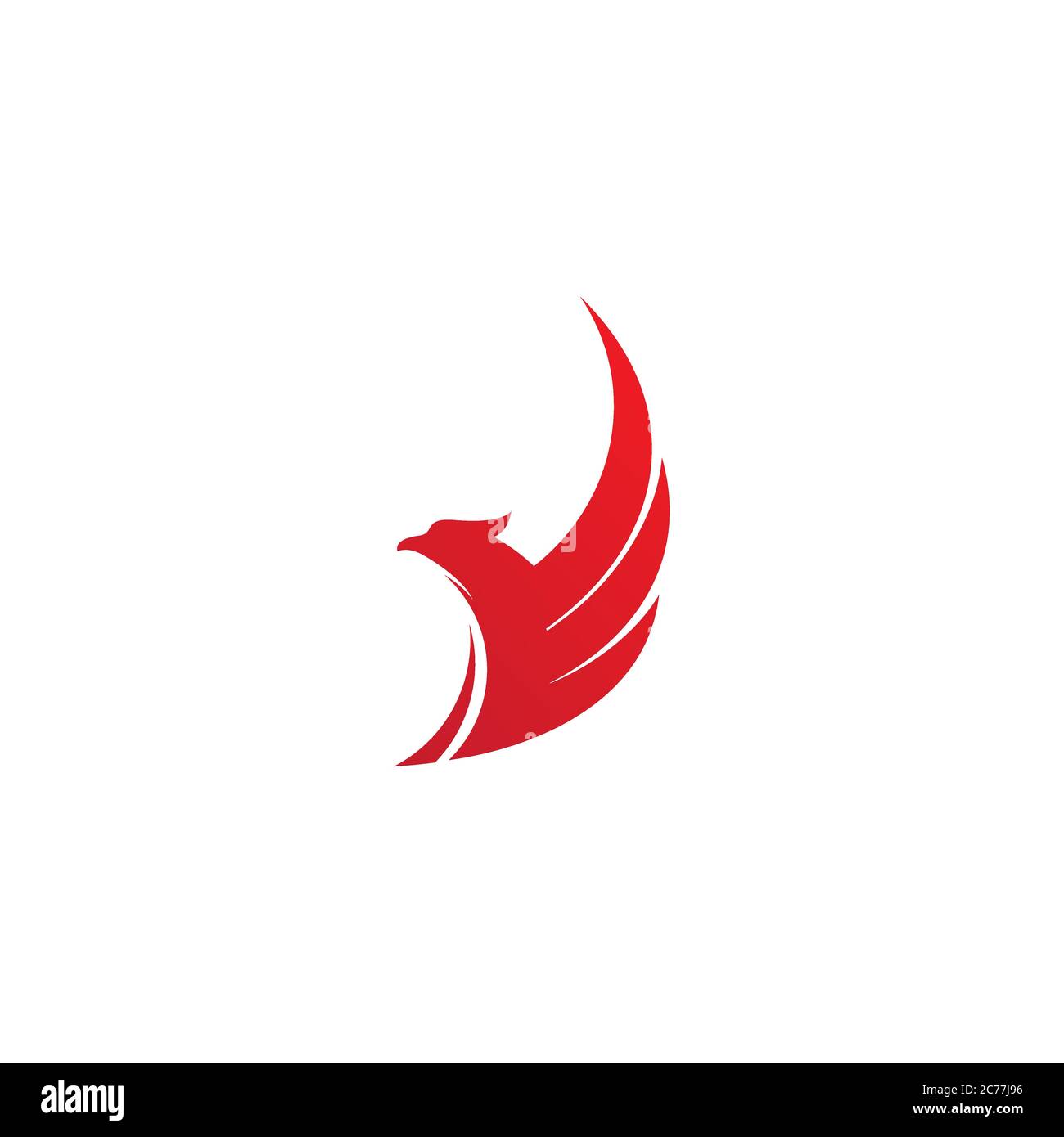 Falcon wing icon Template vector illustration design Stock Vector Image ...