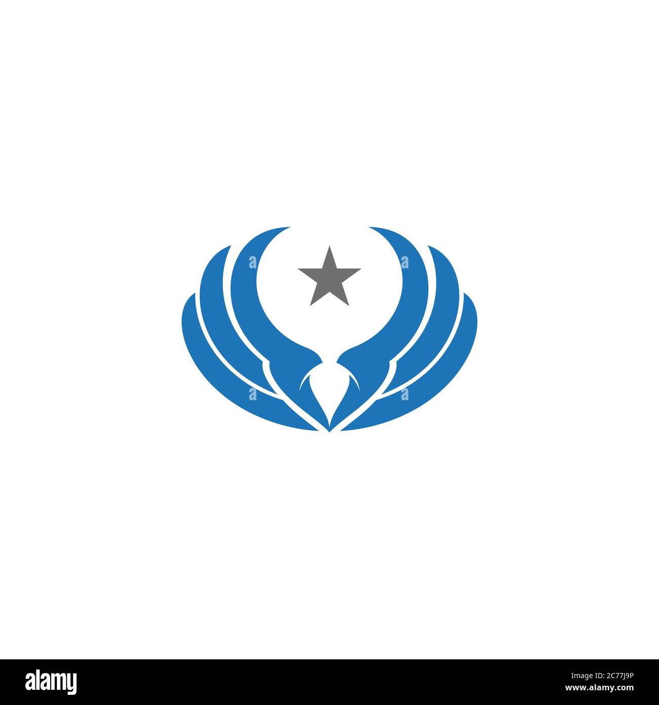Falcon wing icon Template vector illustration design Stock Vector Image ...
