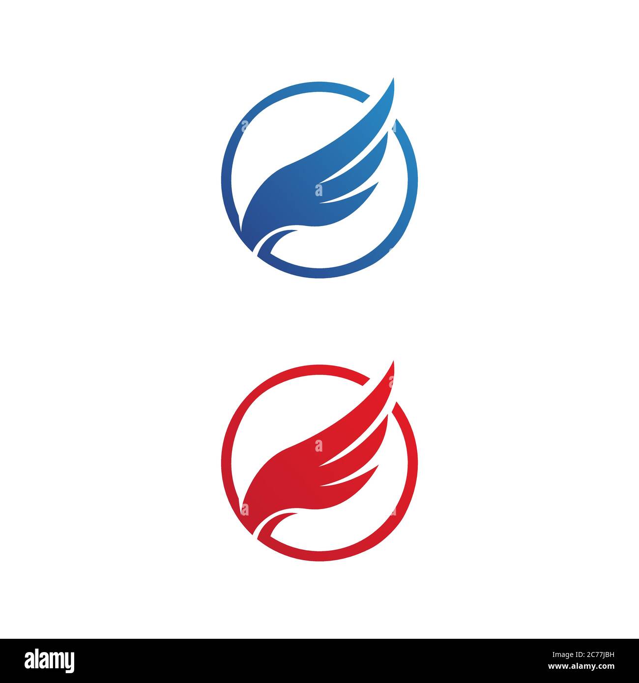 Falcon wing icon Template vector illustration design Stock Vector Image ...