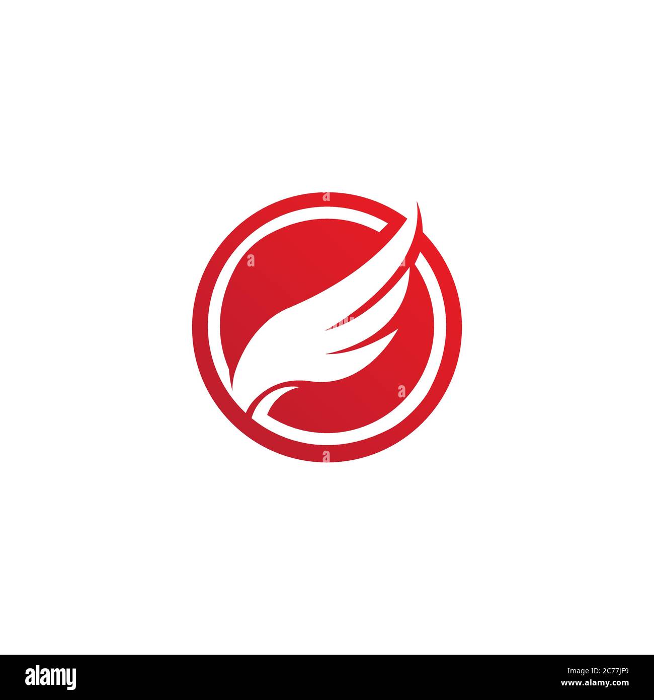 Falcon wing icon Template vector illustration design Stock Vector Image ...