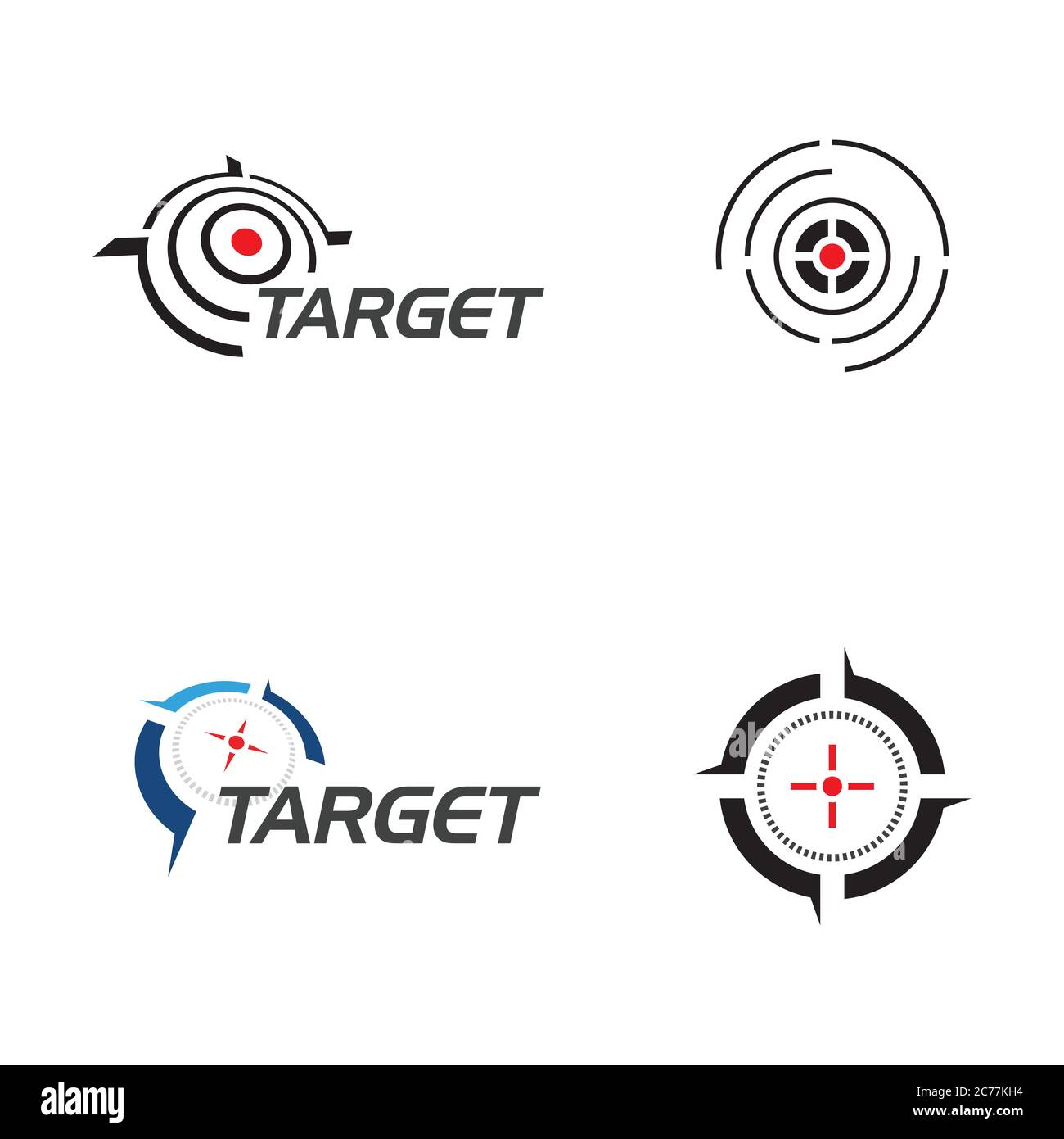 Target Vector icon illustration design template Stock Vector Image ...