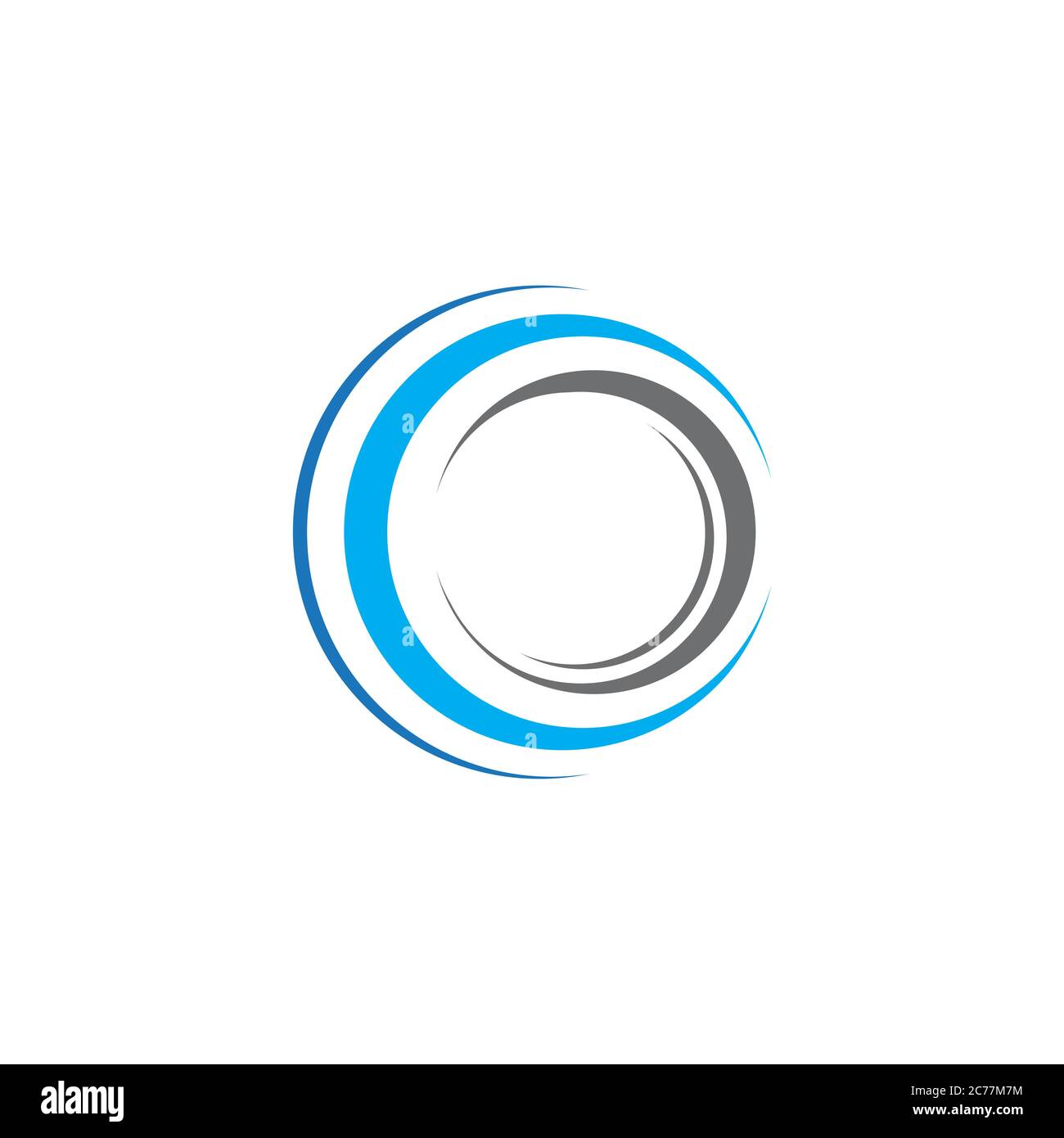 C Letter illustration Template vector icon design Stock Vector
