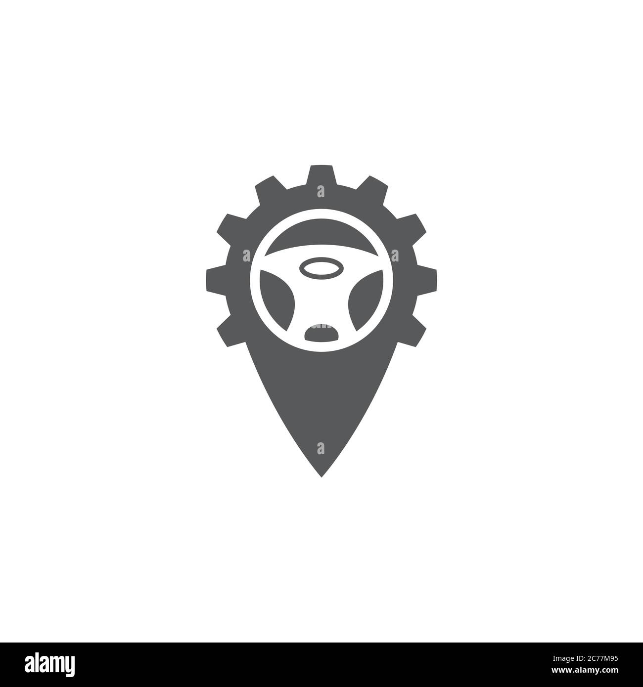 Driver icon Template vector illustration design Stock Vector
