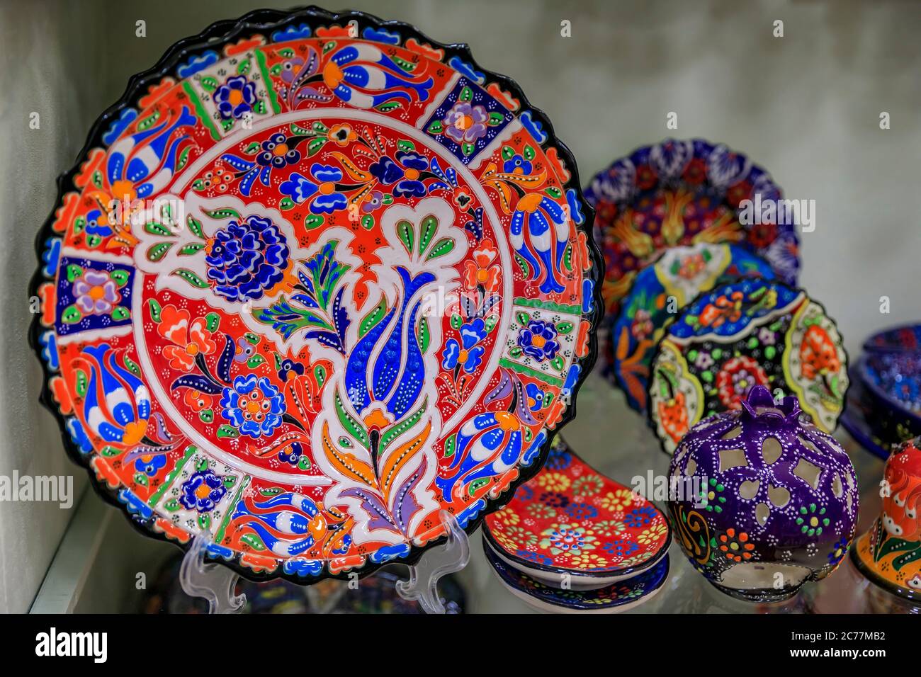floral decorative plates