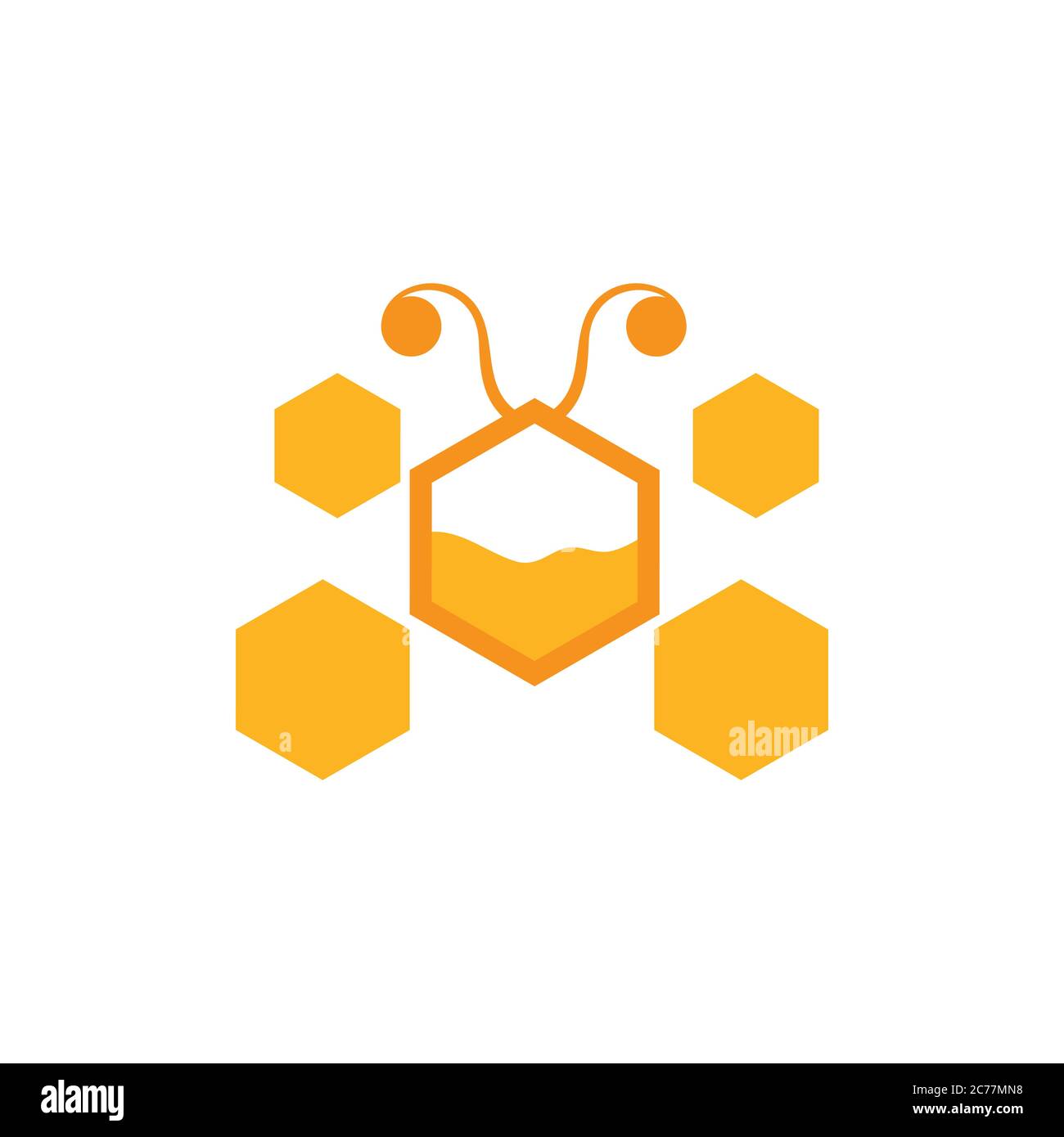Bee vector icon illustration design template Stock Vector Image & Art ...