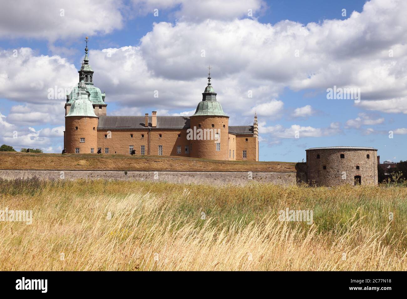 The Kalmar castle located in the Swedish province of Smaland. Stock Photo