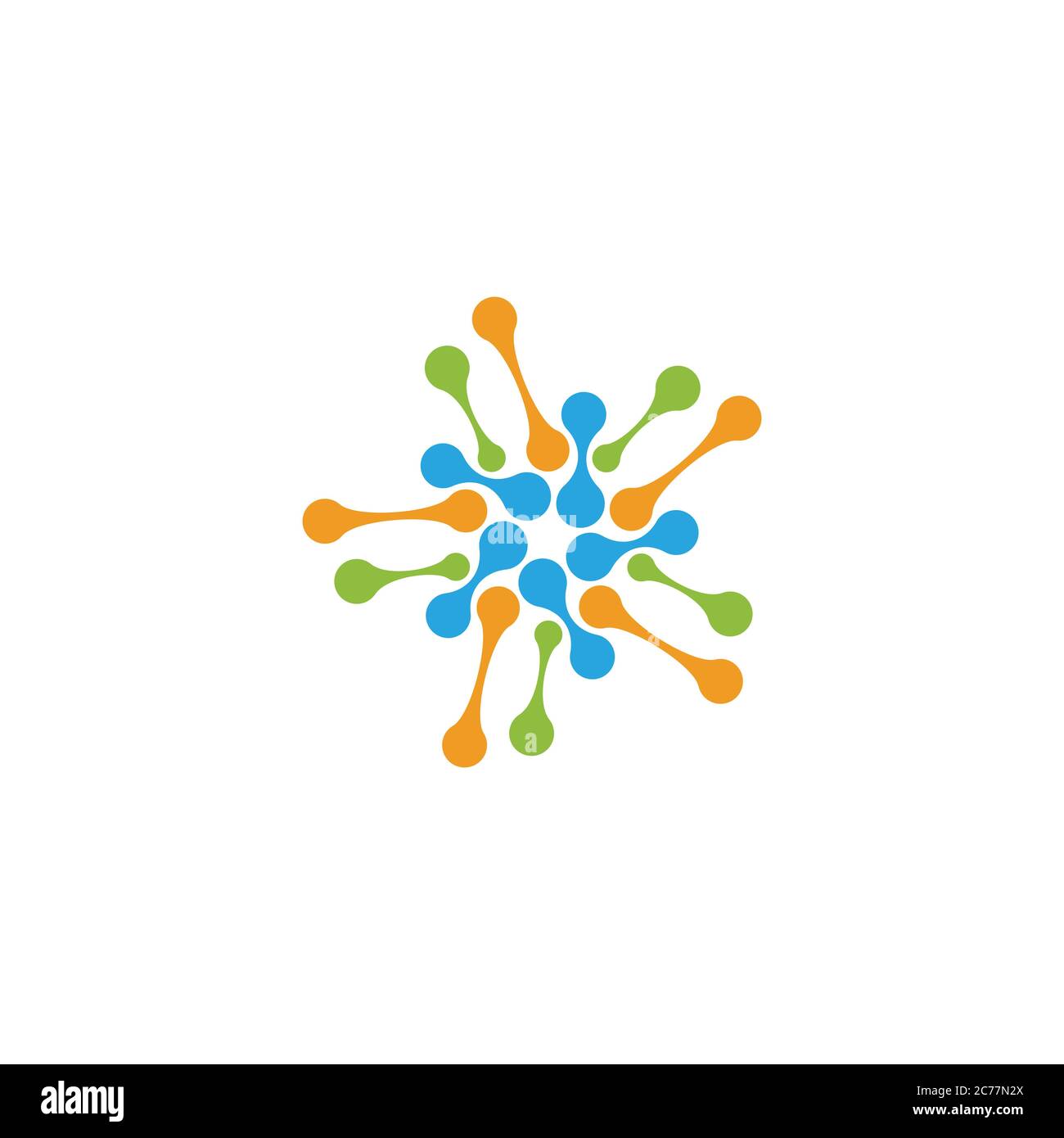 Meta Ball icon vector design template Stock Vector