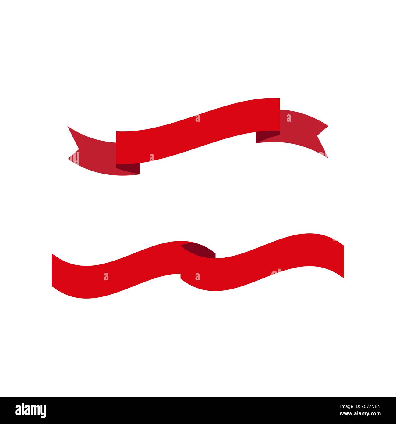 Ribbon banner Vector illustration design template Stock Vector Image ...