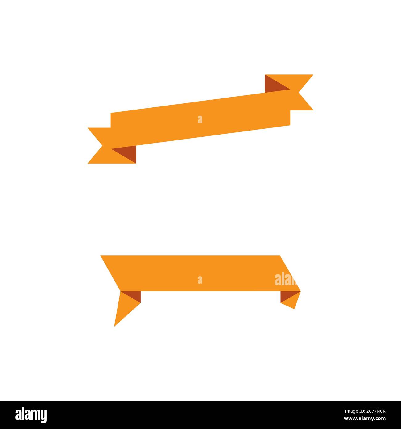 Ribbon banner Vector illustration design template Stock Vector Image ...
