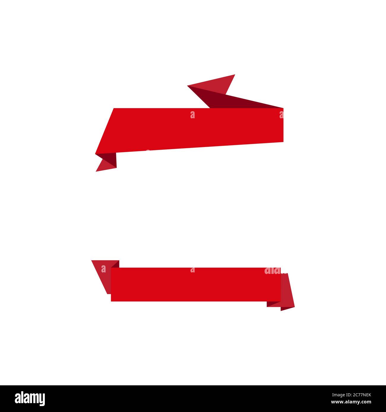 Ribbon banner Vector illustration design template Stock Vector Image ...