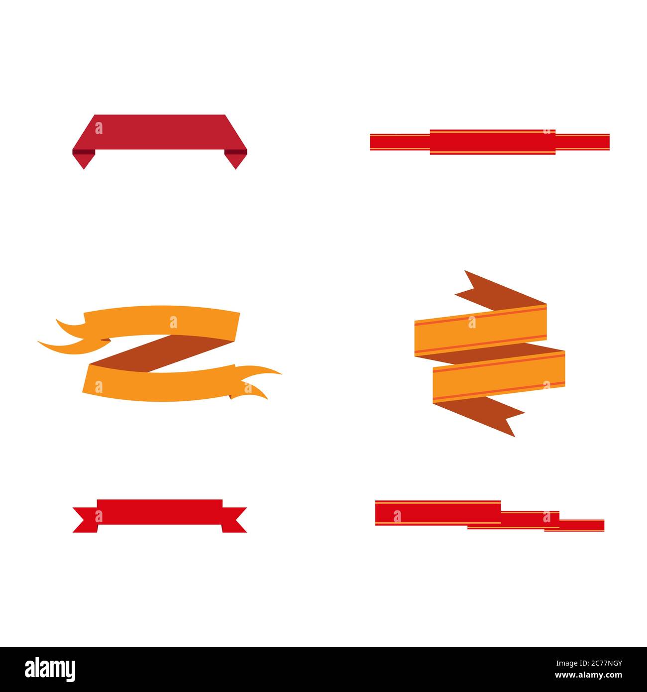 Ribbon banner Vector illustration design template Stock Vector Image ...