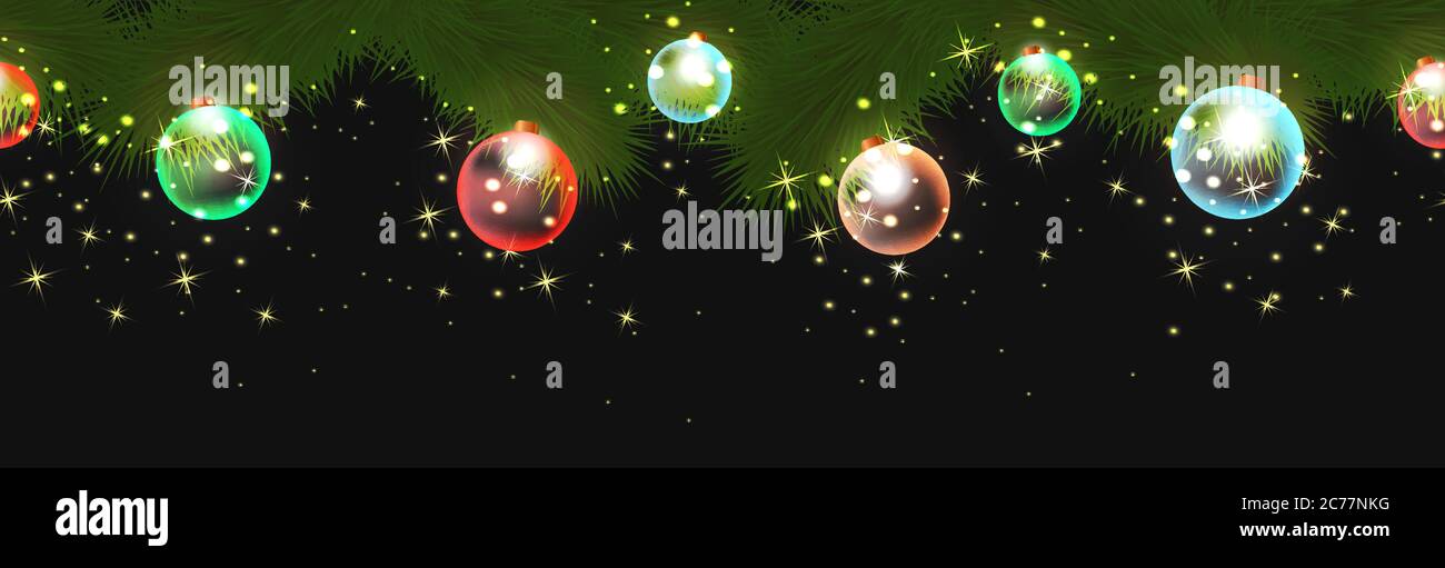 Horizontal garlands Stock Vector Images - Alamy