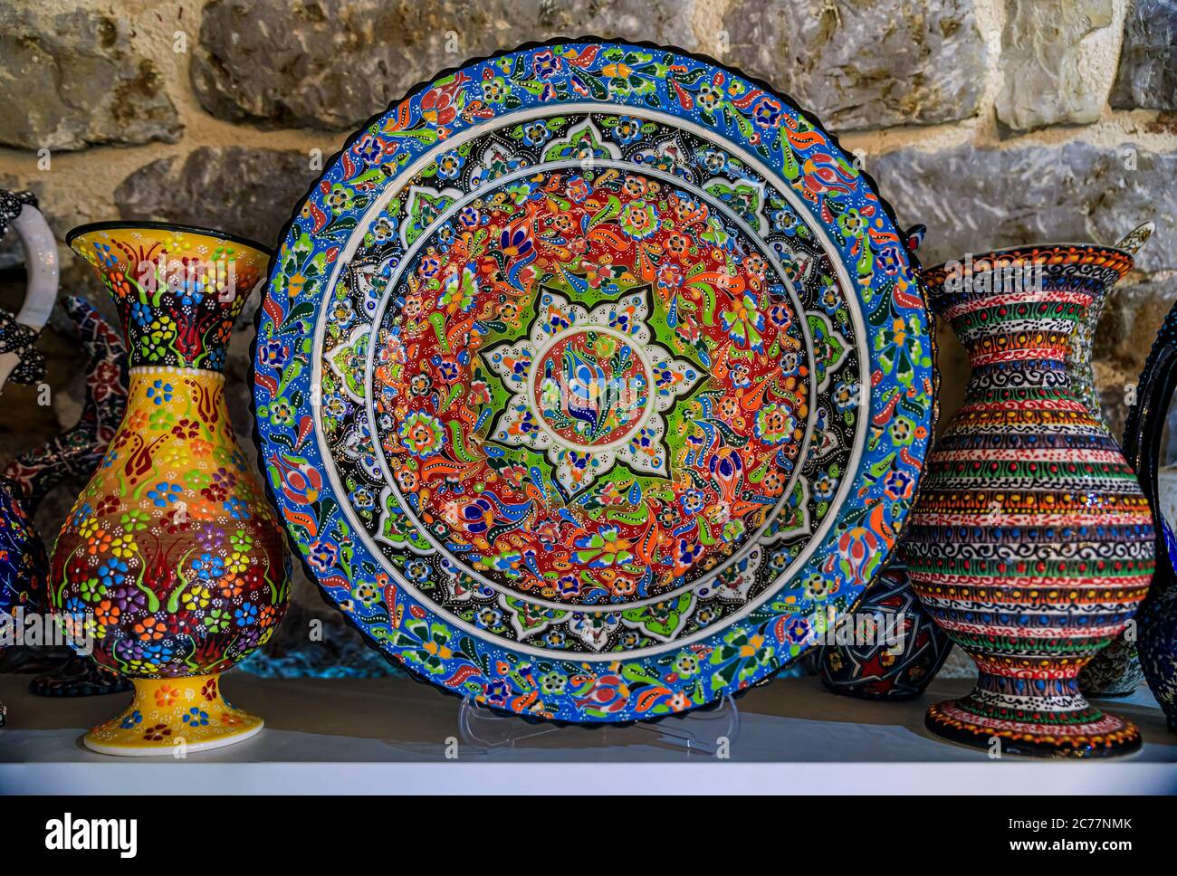 floral decorative plates