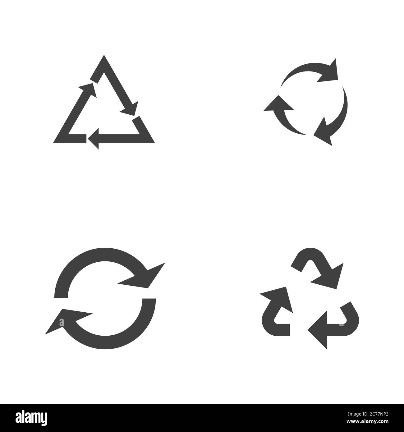 recycle icons vector illustration design template Stock Vector