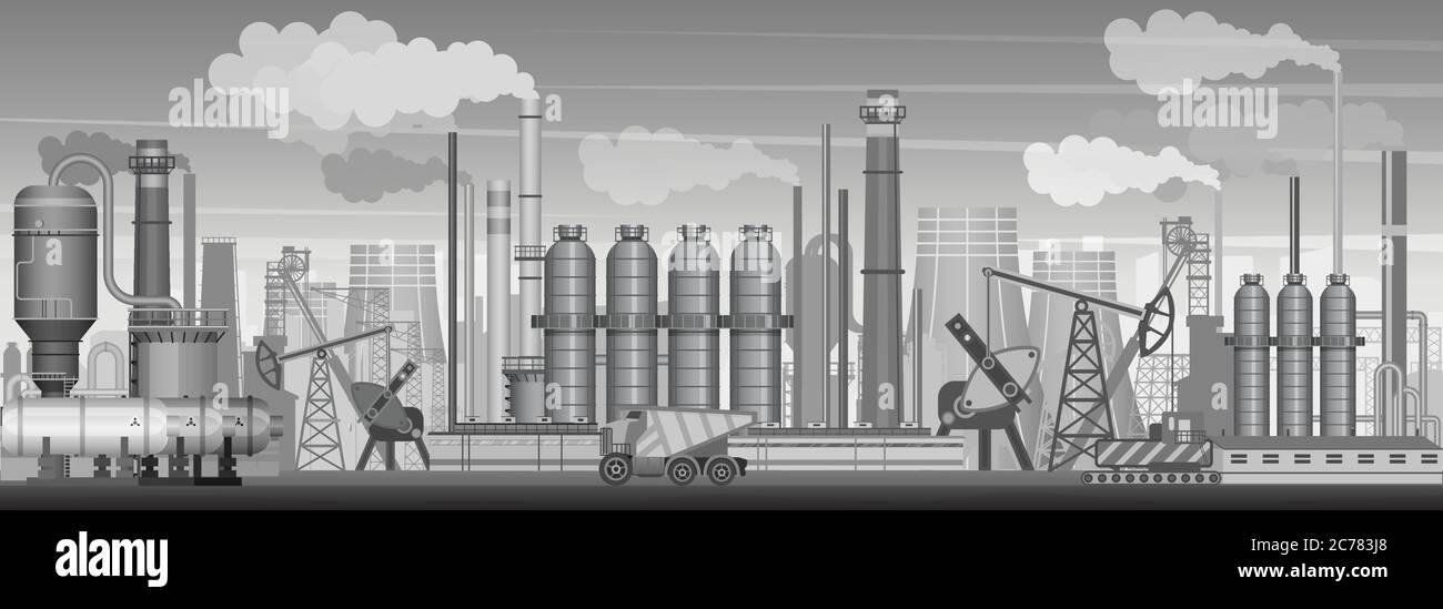 Industrial Pollution Concept A Factory And Smog And Gear Royalty Free SVG,  Cliparts, Vectors, and Stock Illustration. Image 50255568.
