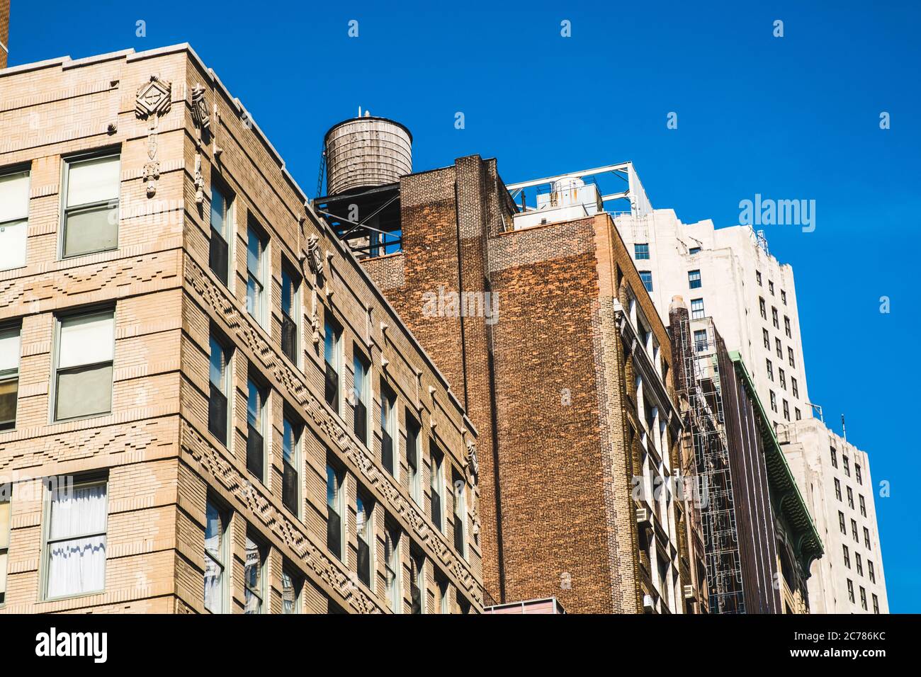 group of buildings in midtown in New York City Stock Photo