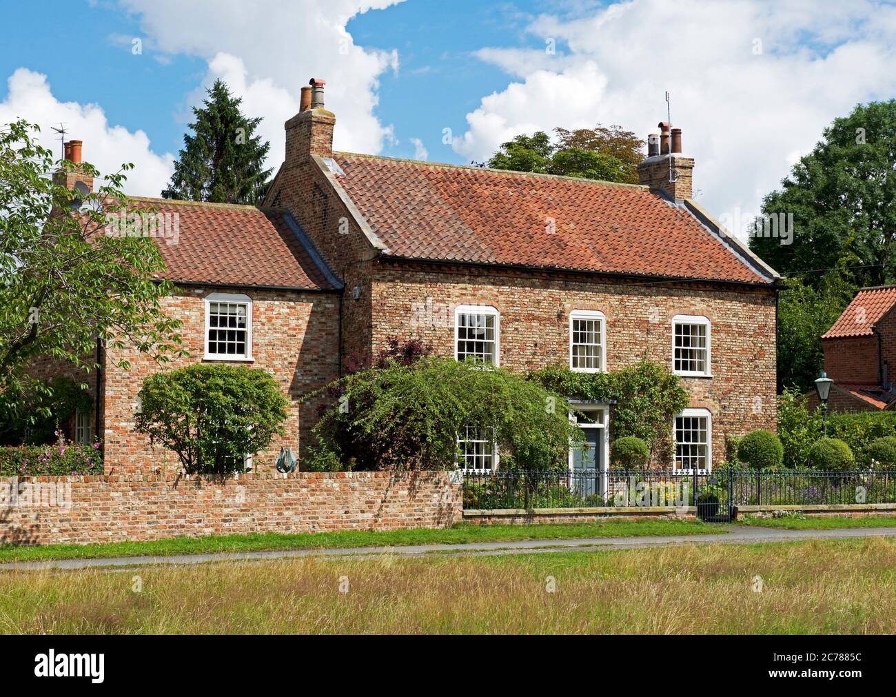 House in the village of Nun Monkton, North Yorkshire, England UK Stock ...