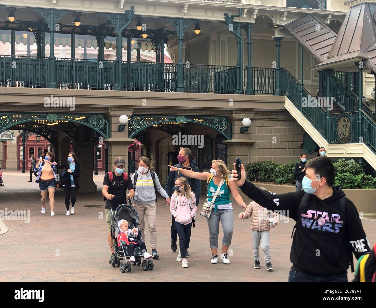 Disneyland paris reopens hires stock photography and images Alamy
