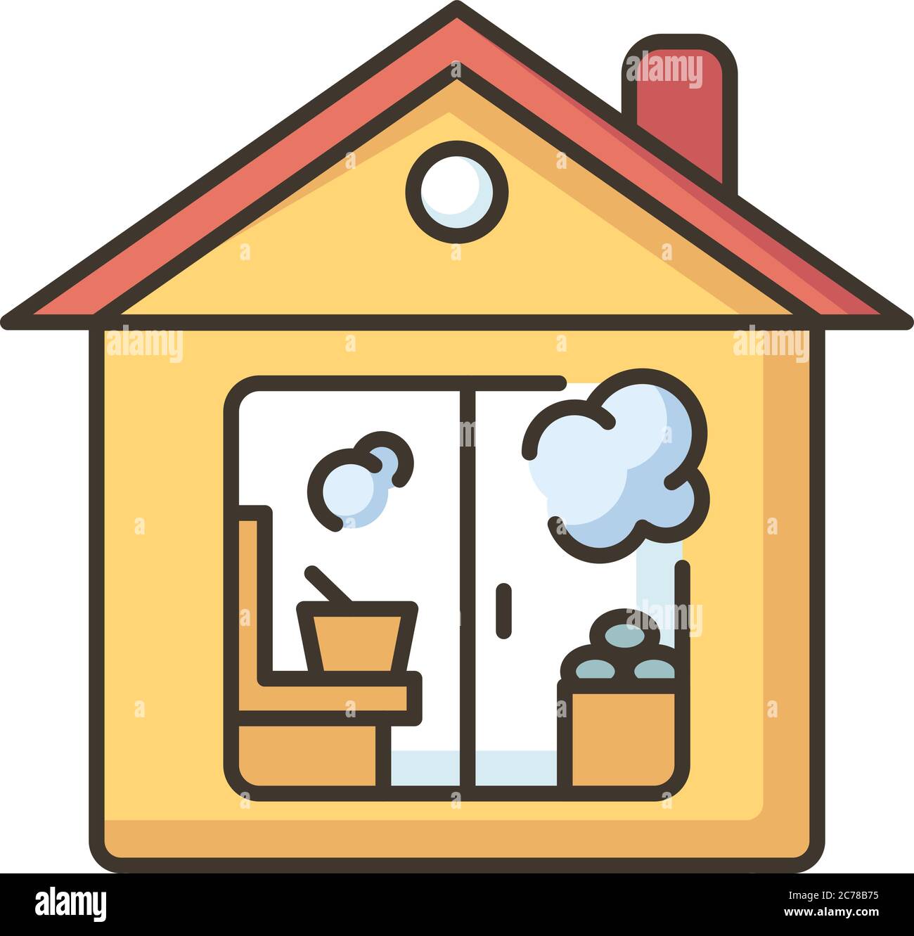 bigamy clipart house