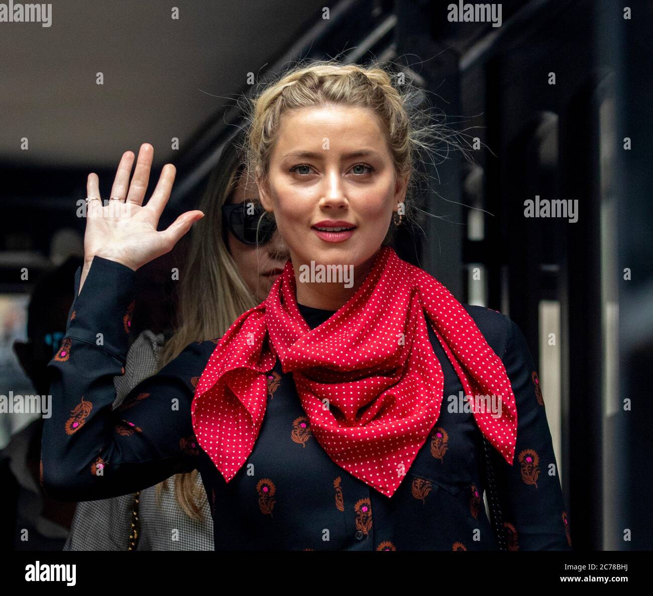 pic shows: Amber Heard former wife of Johnny Depp arrives the High ...