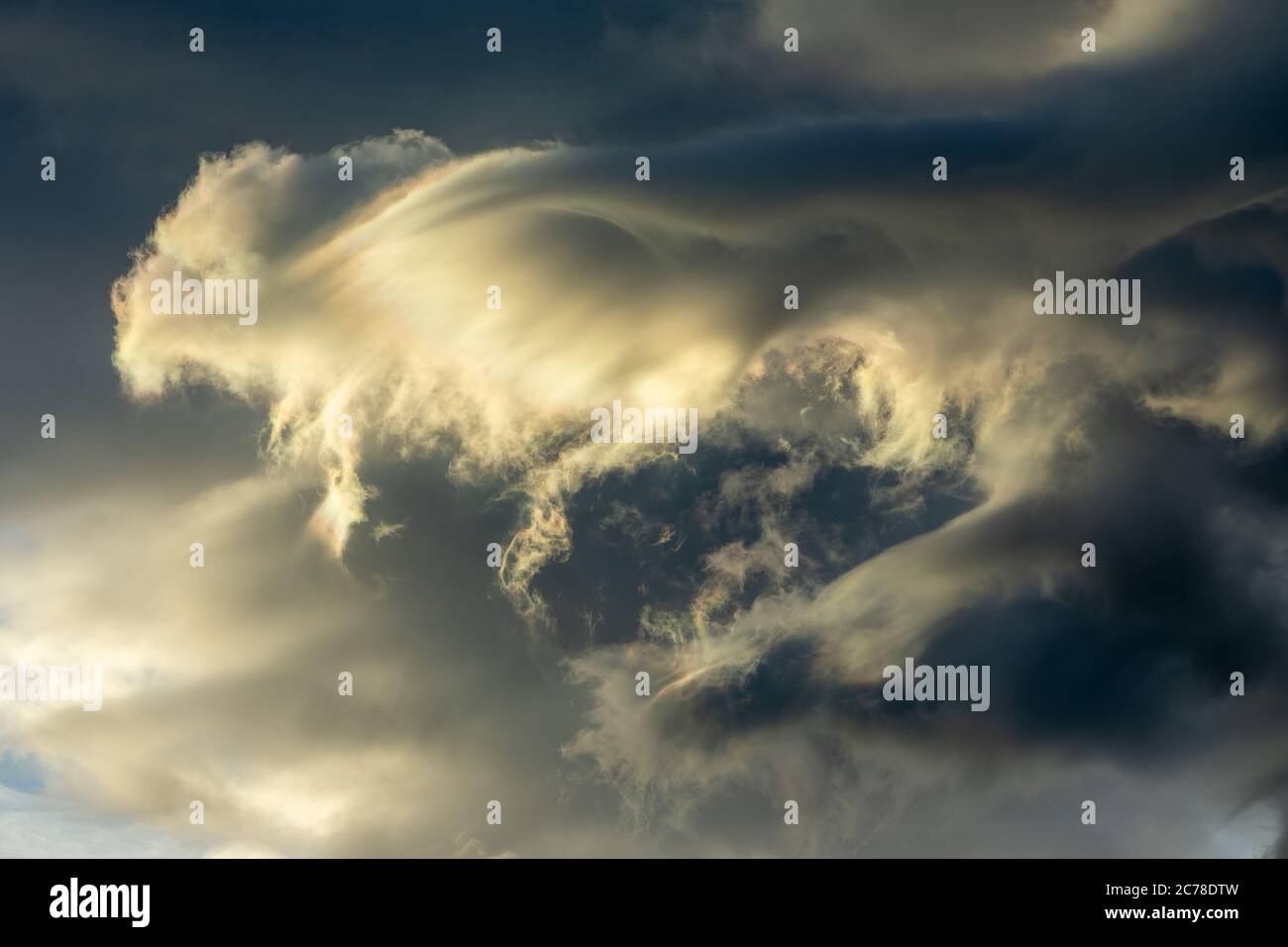 Time lapse sunset clouds formation hi-res stock photography and images ...