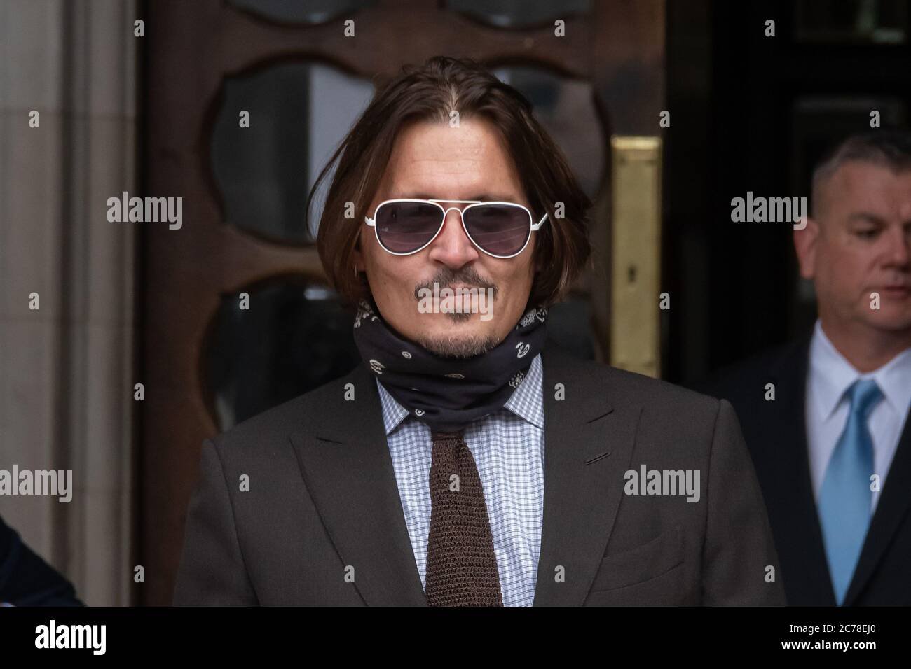 London, UK - 15 July 2020 Johnny Depp attends libel trial against the ...