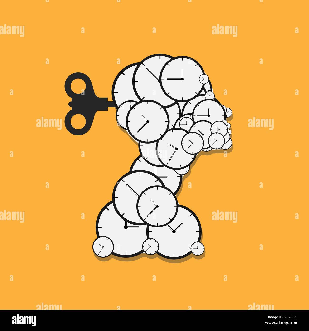 Conceptual man made pattern Stock Vector Images - Alamy