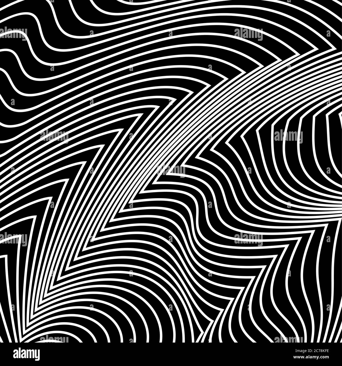 Vector abstract lines pattern. Waves background Stock Vector Image ...
