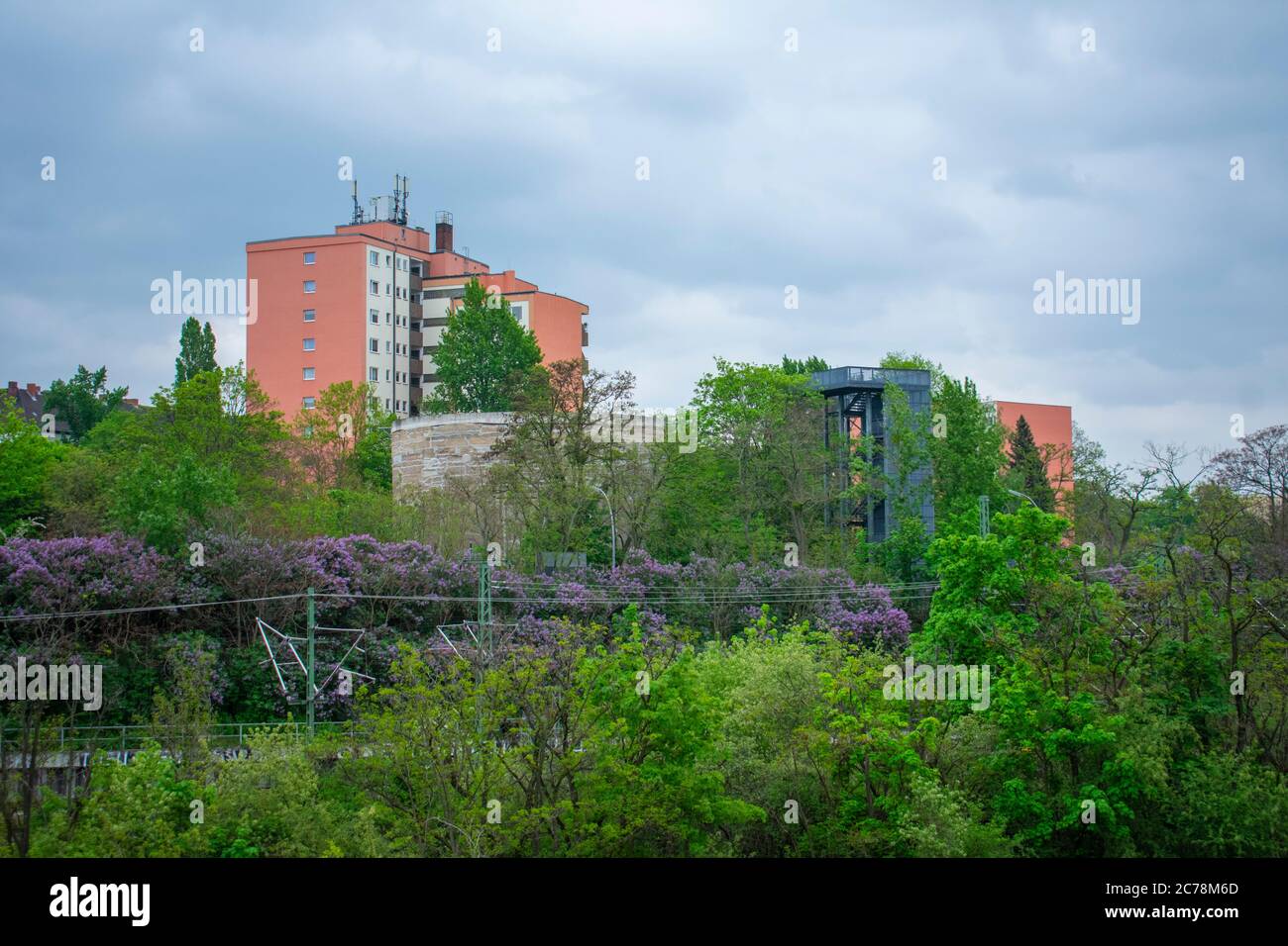 View of apartment buildings in Schoneberg Berlin Stock Photo Alamy