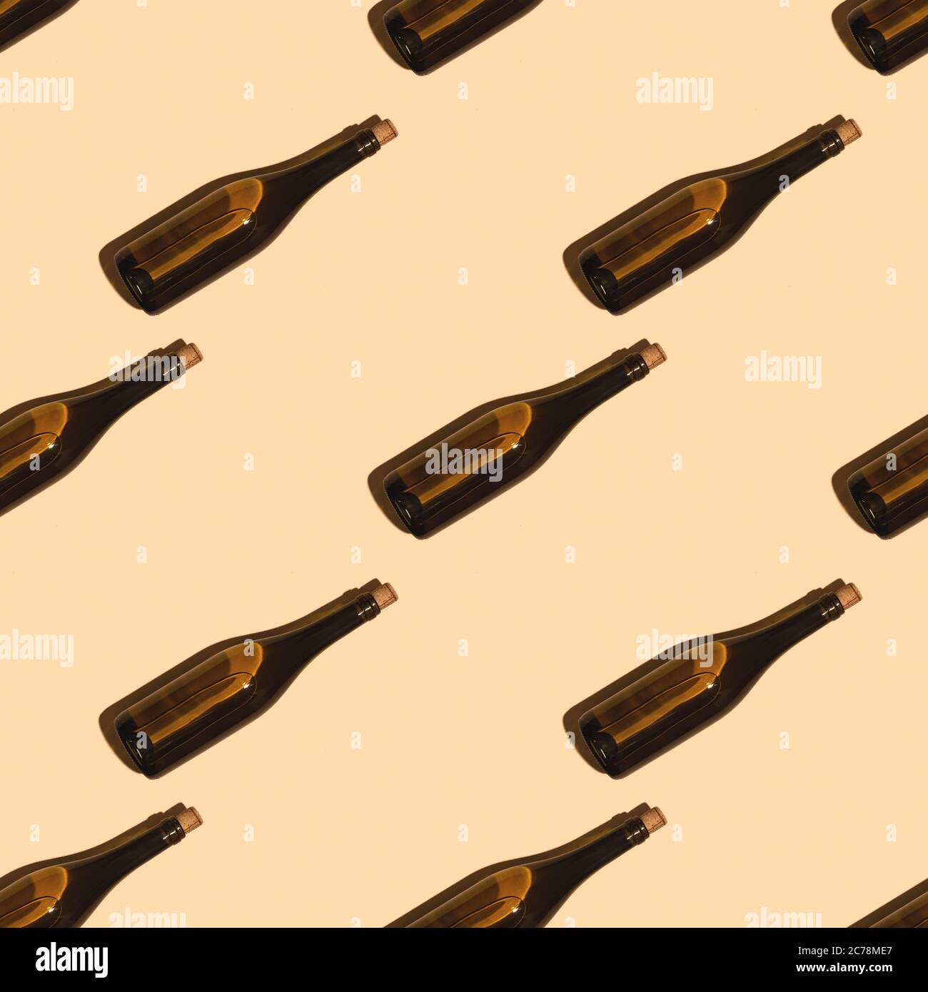 Seamless flat wine pattern hi-res stock photography and images - Alamy