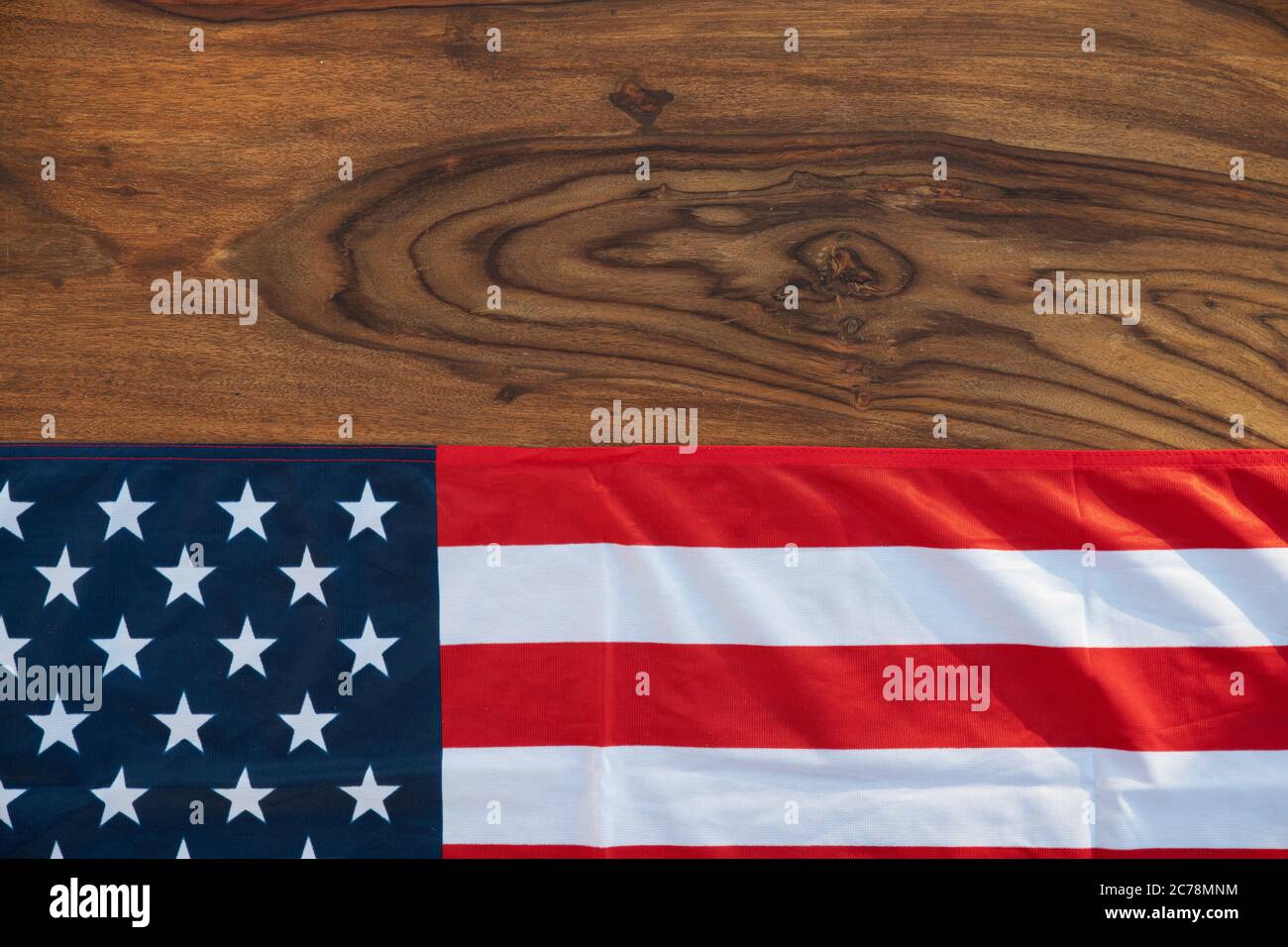 American Flag on an Old Wood Surface for Background Stock Photo - Alamy