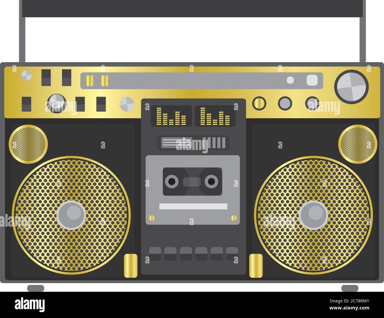 Retro beatbox vector hi-res stock photography and images - Alamy