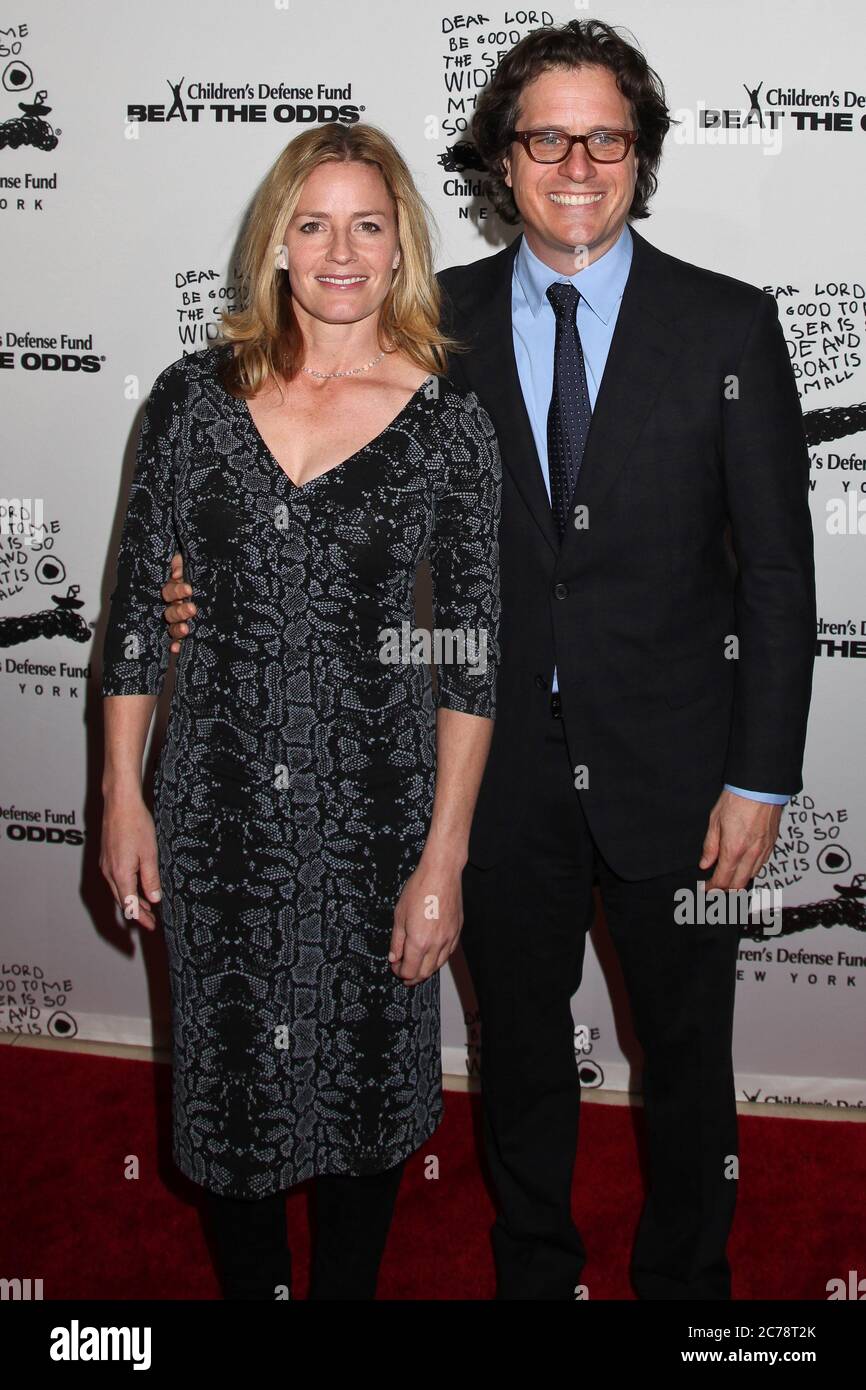 NEW YORK DECEMBER 06 Elisabeth Shue and Davis Guggenheim attend the