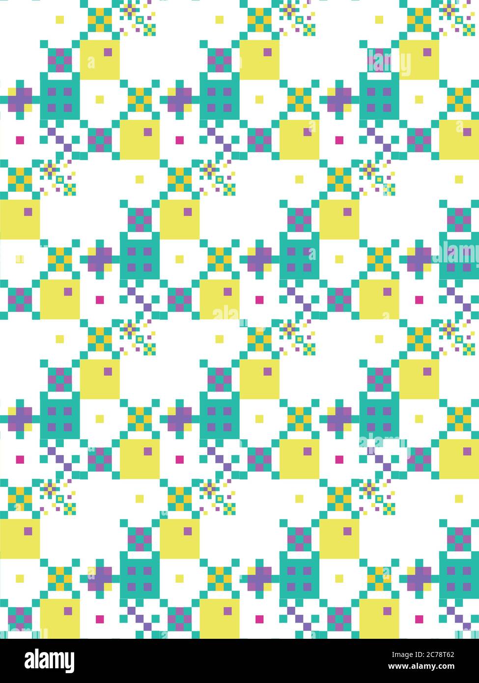 Seamless summer pattern. Bright colors. Stock Vector