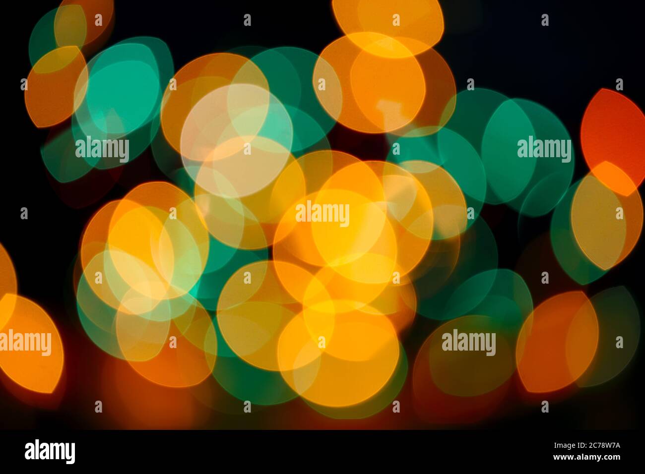 multicolored holiday bokeh. Abstract blurred background Stock Photo