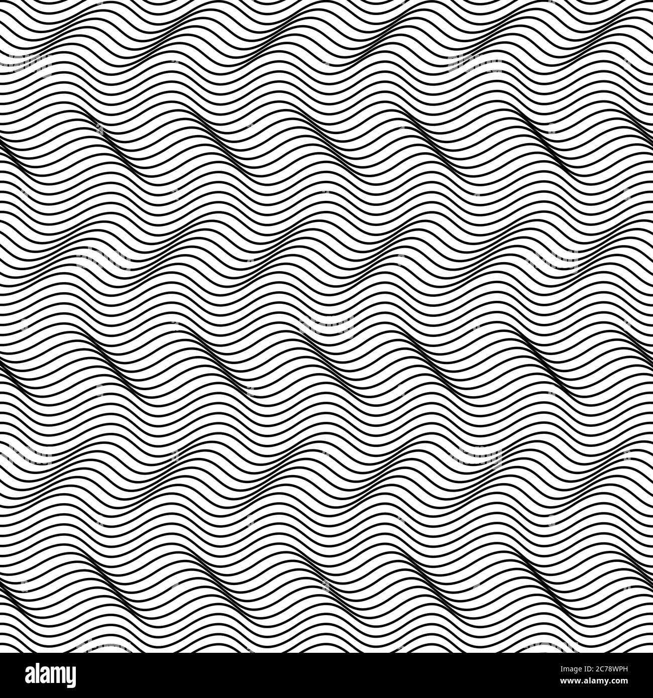 Waves background with distortion effect Stock Vector Image & Art - Alamy