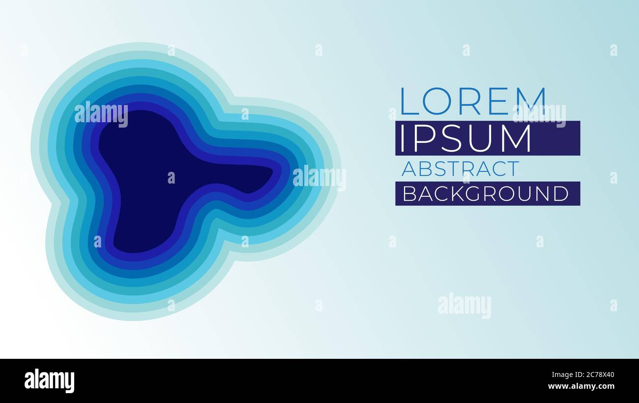 Colorful Abstract Background Design Template. Papercut Shapes ...