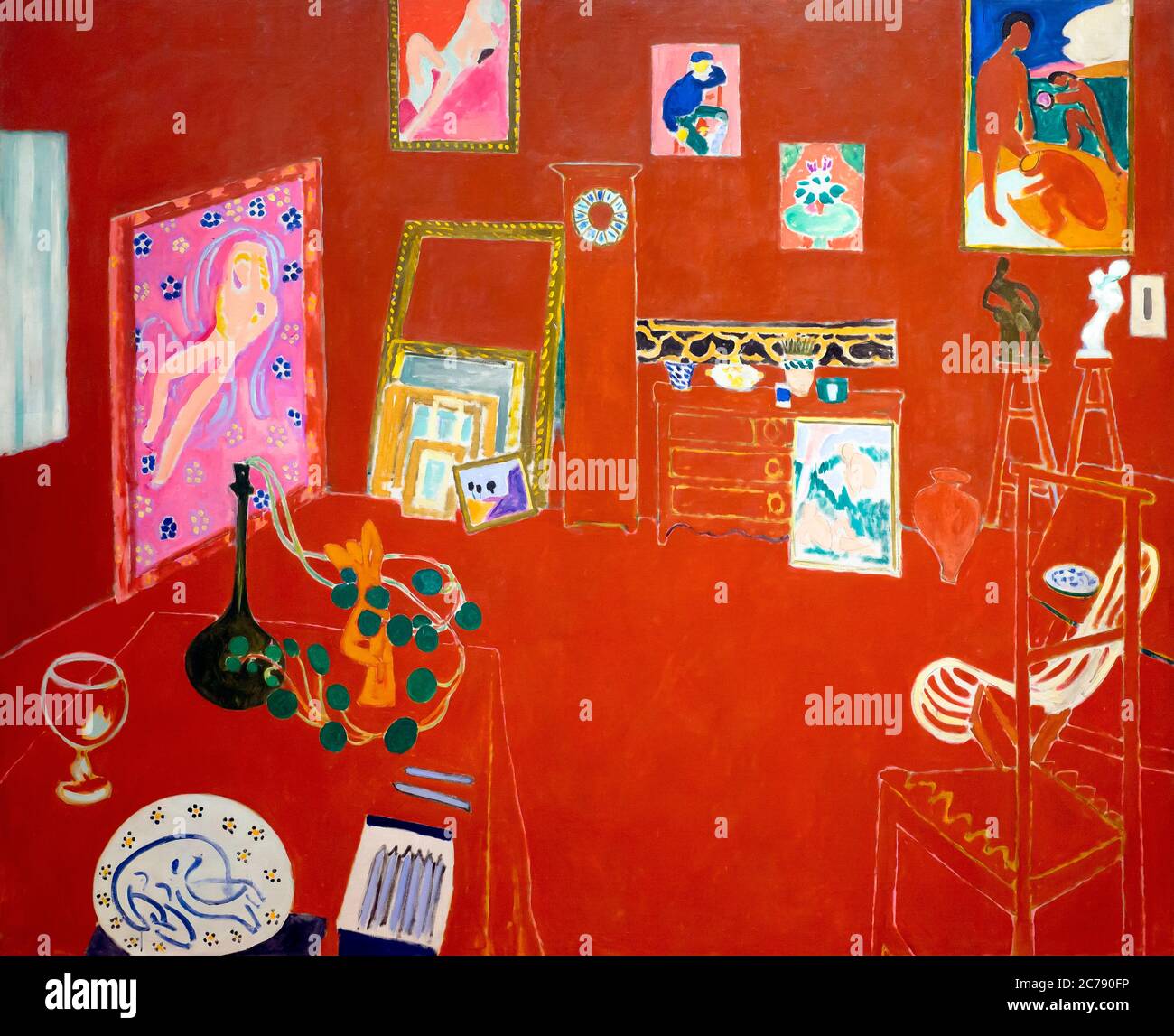 The Red Studio, Henri Matisse, 1911, Stock Photo