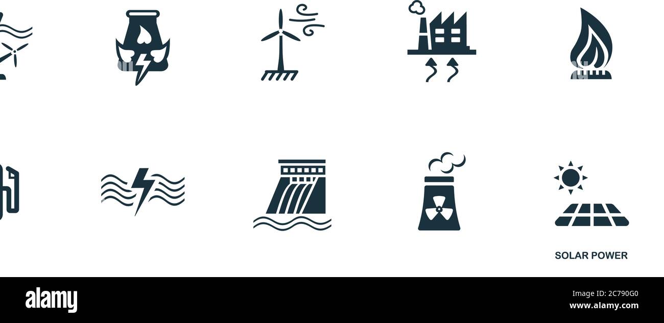 Solar Power icon. Monochrome simple Solar Power icon for templates, web ...