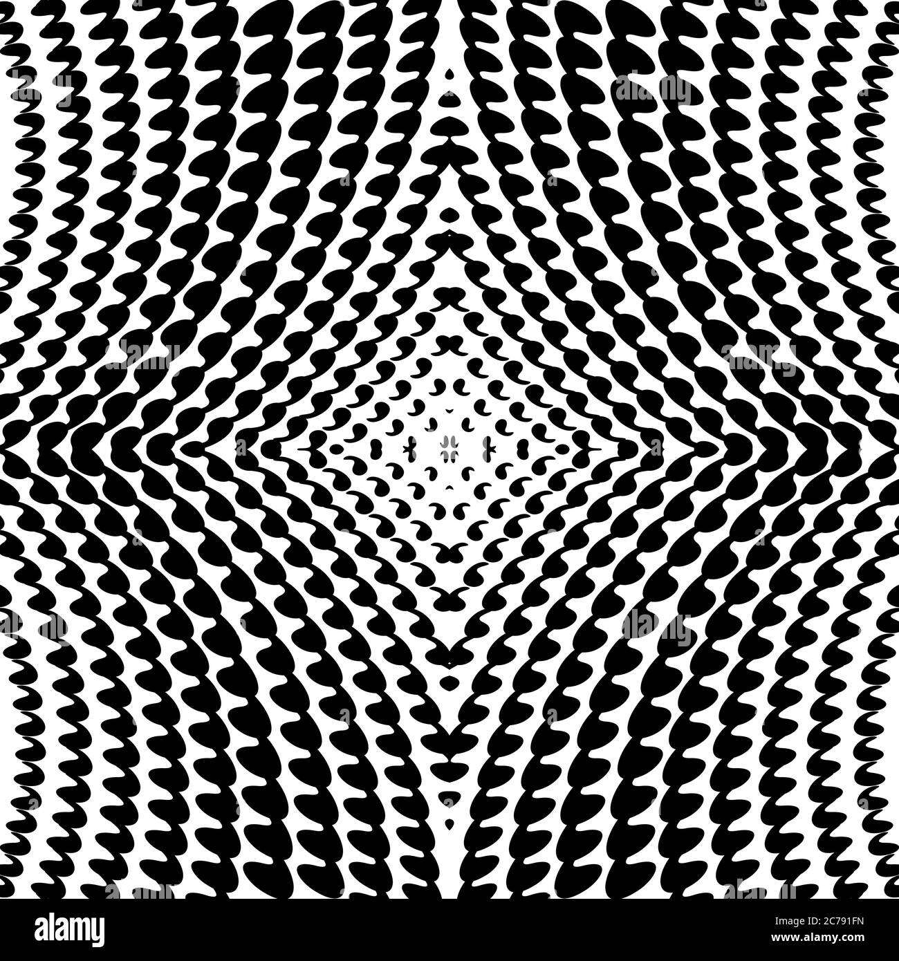 Vector geometric background with distortion effect Stock Vector Image ...