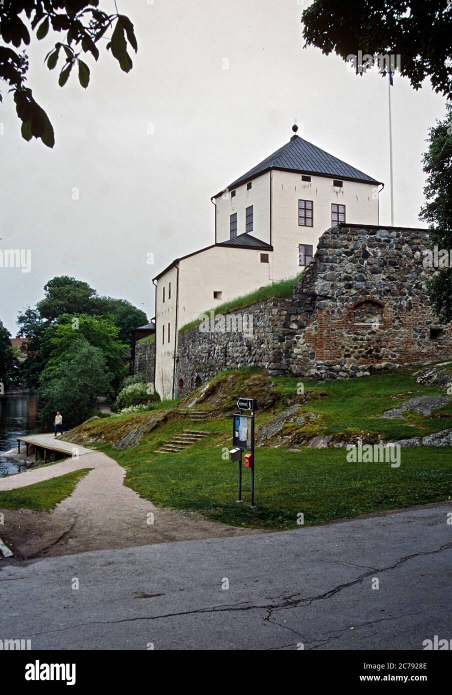 The old castle Nyköpingshus in Nyköping, Sweden Stock Photo