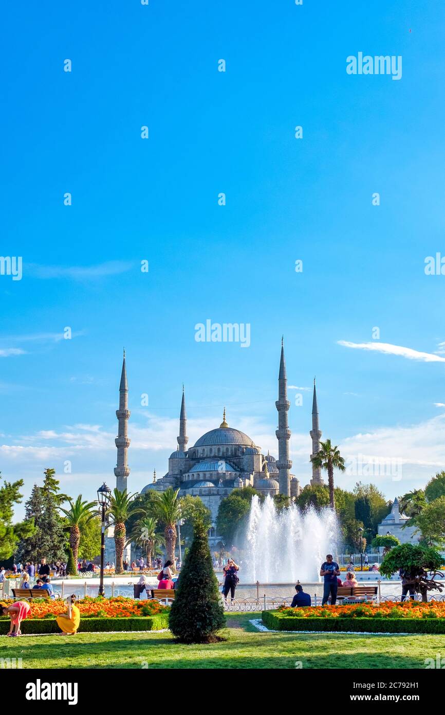 Sultanahmet Park, Istanbul, Turkey Stock Photo