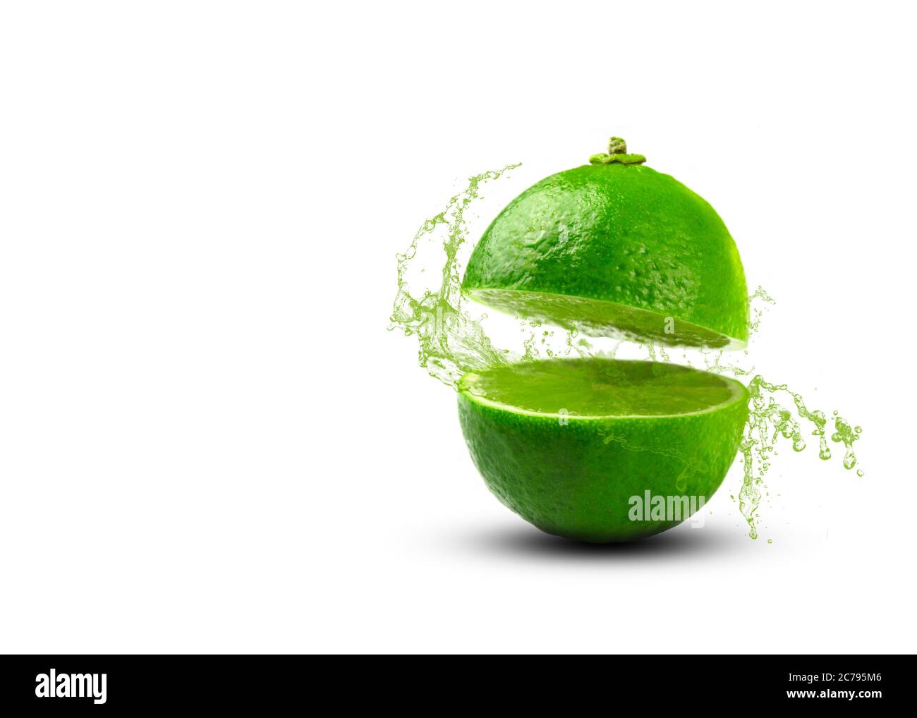 Cut lime half hires stock photography and images Alamy