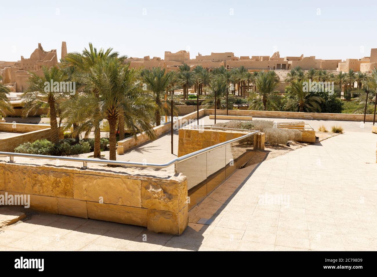 Riad, Saudi Arabia, February 14 2020: Historic district Al-Diraiyah of Riyadh in Saudi Arabia Stock Photo