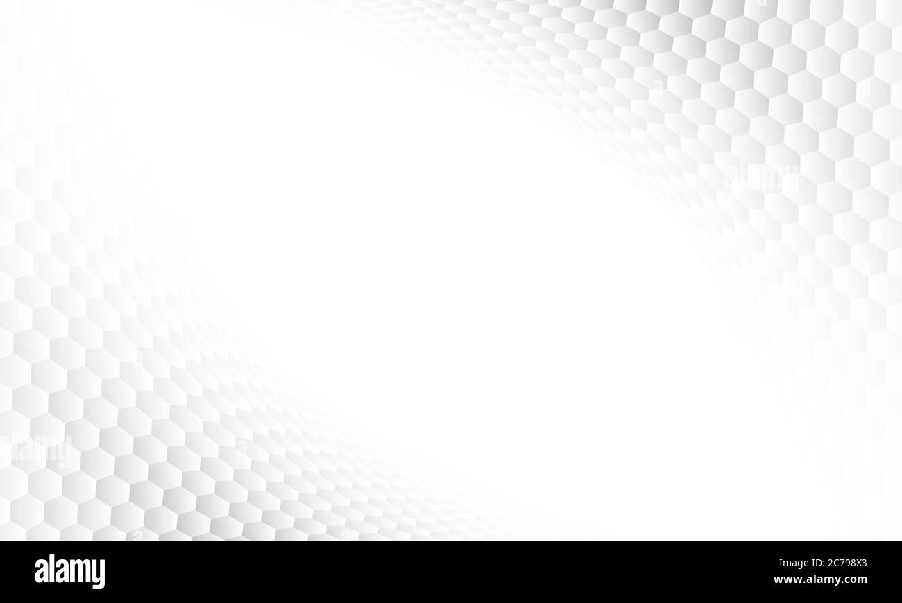 Hexagonal abstract backround with copyspace. Vector illustration Stock Vector