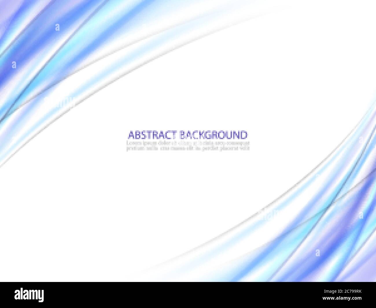Vector illustration of blue abstract background made of light splashes ...