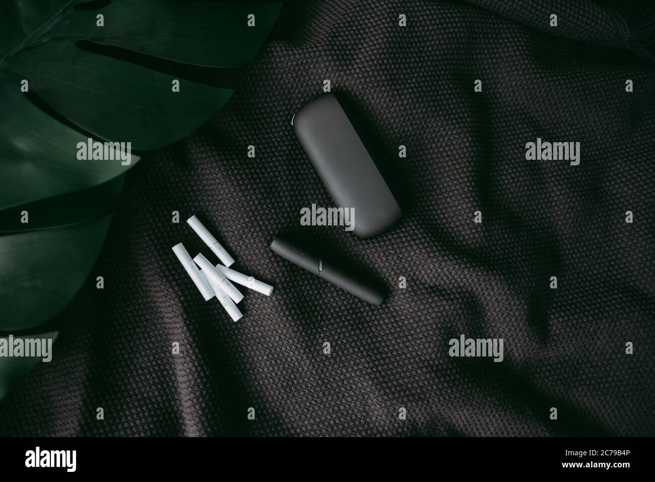 Heating tobacco system IQOS Stock Photo