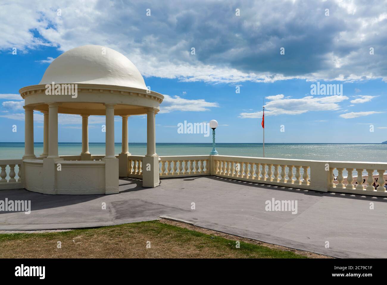 Cupola on the seafront at Bexhill-On-Sea, East Sussex, Southern England Stock Photo