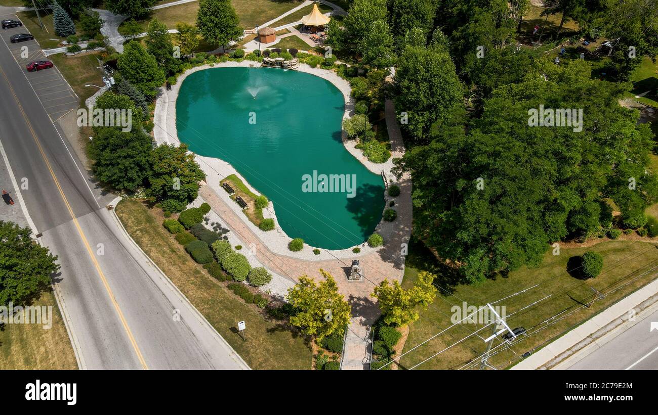 Belmont community Park Aerial 2020 Stock Photo Alamy