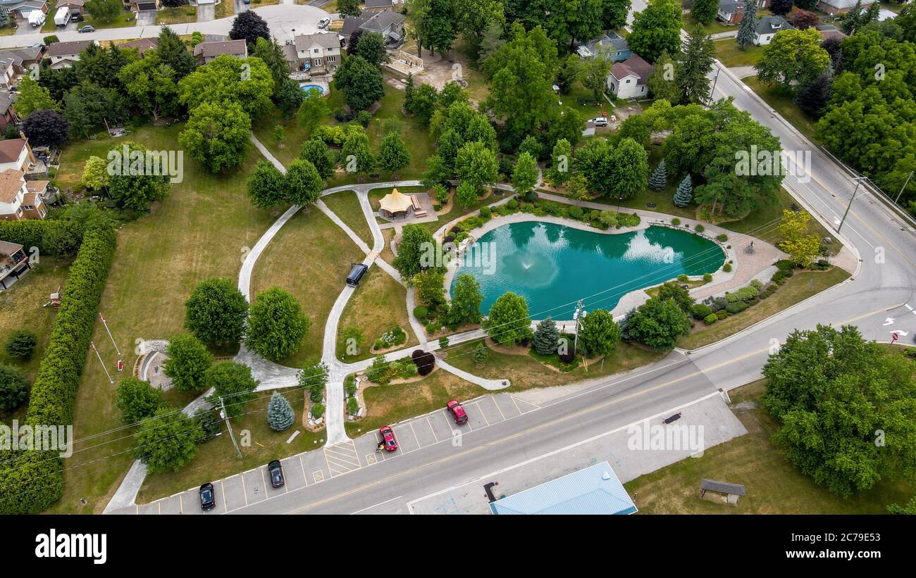 Belmont community Park Aerial 2020 Stock Photo Alamy